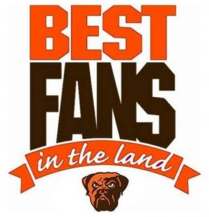 Cleveland Browns fan appreciation graphic